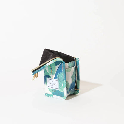 Standing Makeup Brush Case - Tropical Leaves The Flat Lay Co.