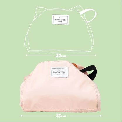 XXL Drawstring Flat Lay Makeup Bag | Tropical Leaves The Flat Lay Co.