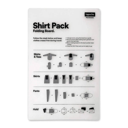 Lapoche Travel Shirt Pack: Black Lapoche