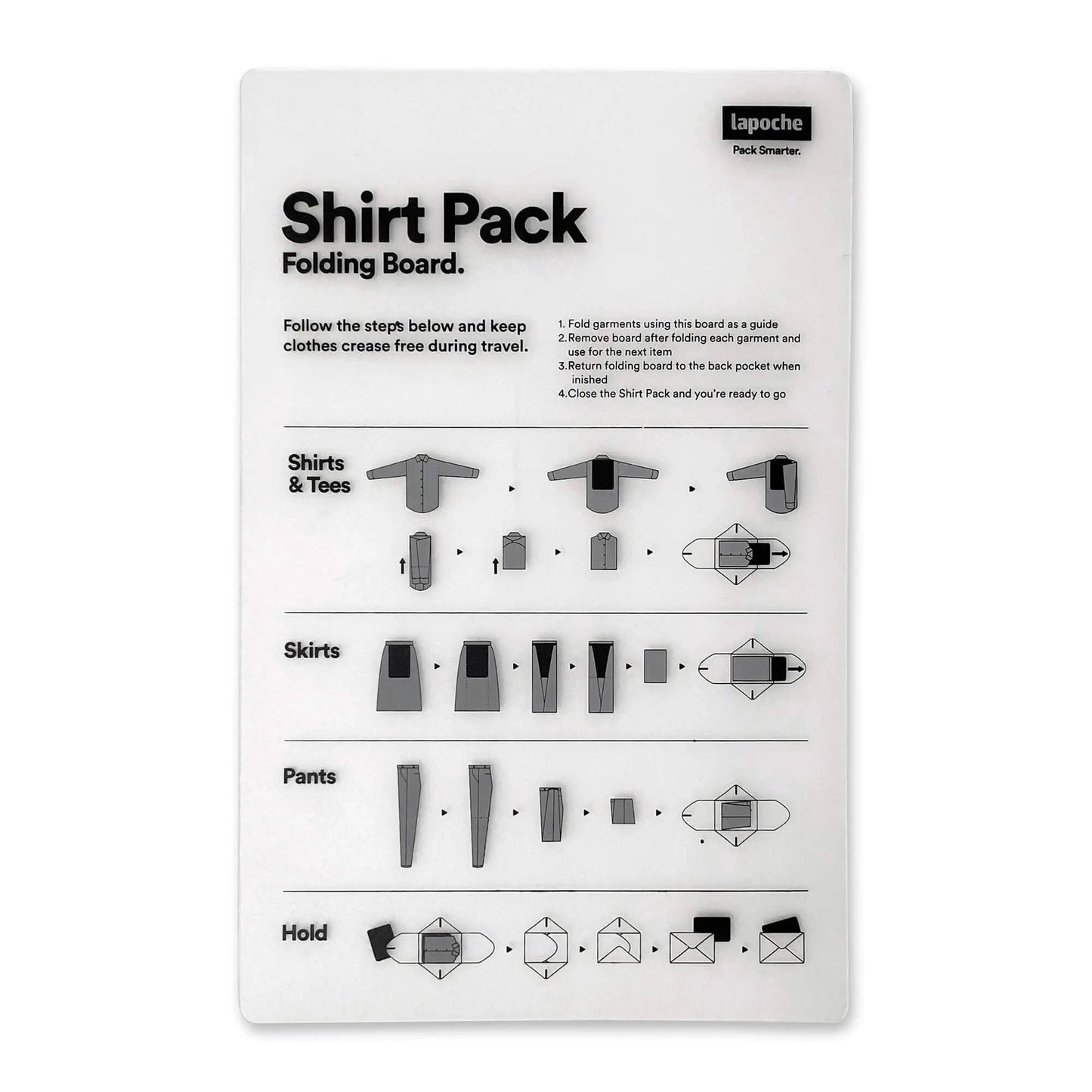 Lapoche Travel Shirt Pack: Spruce Lapoche