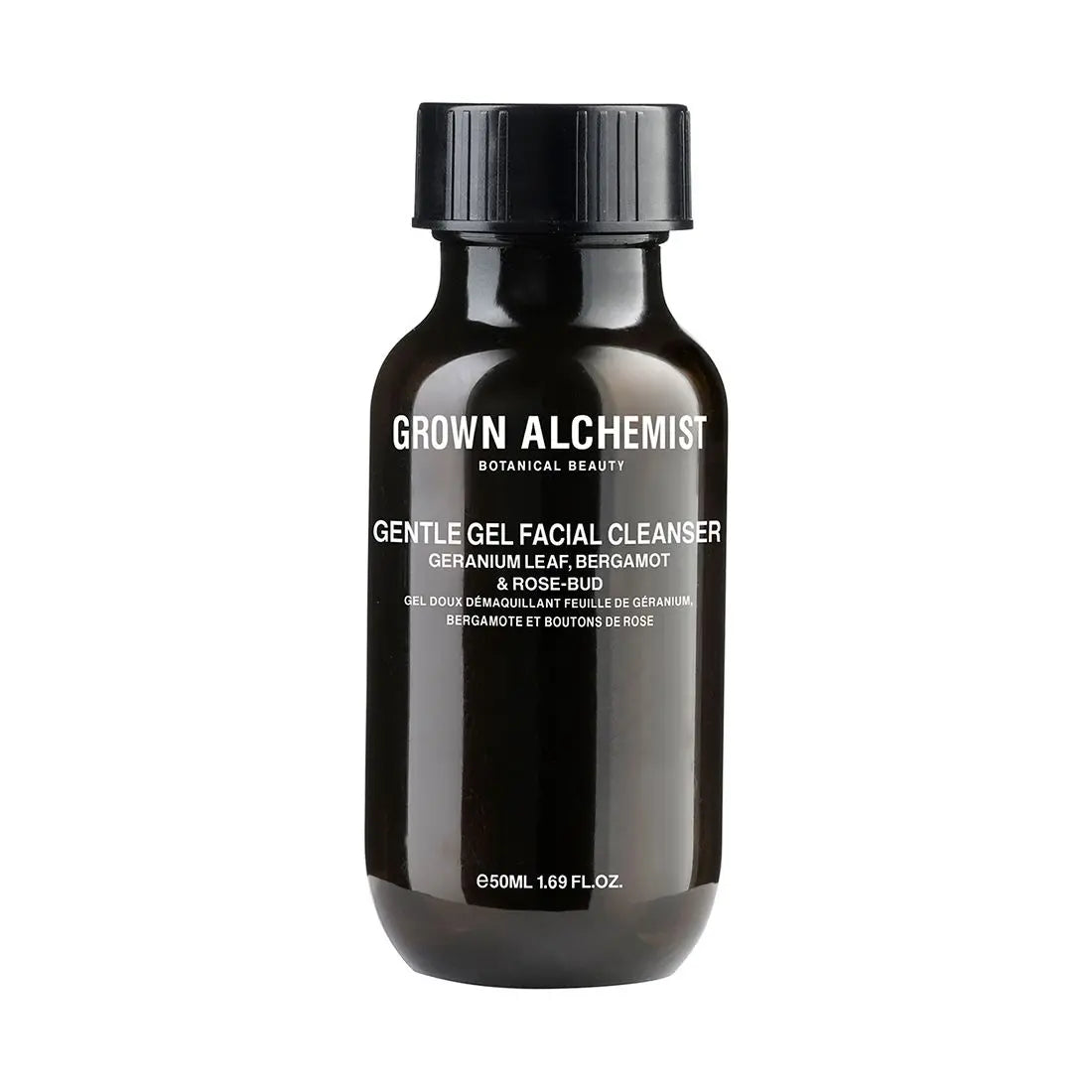 Gentle Gel Facial Cleanser (Geranium Leaf, Bergamot & Rosebud) | 50ml Grown Alchemist
