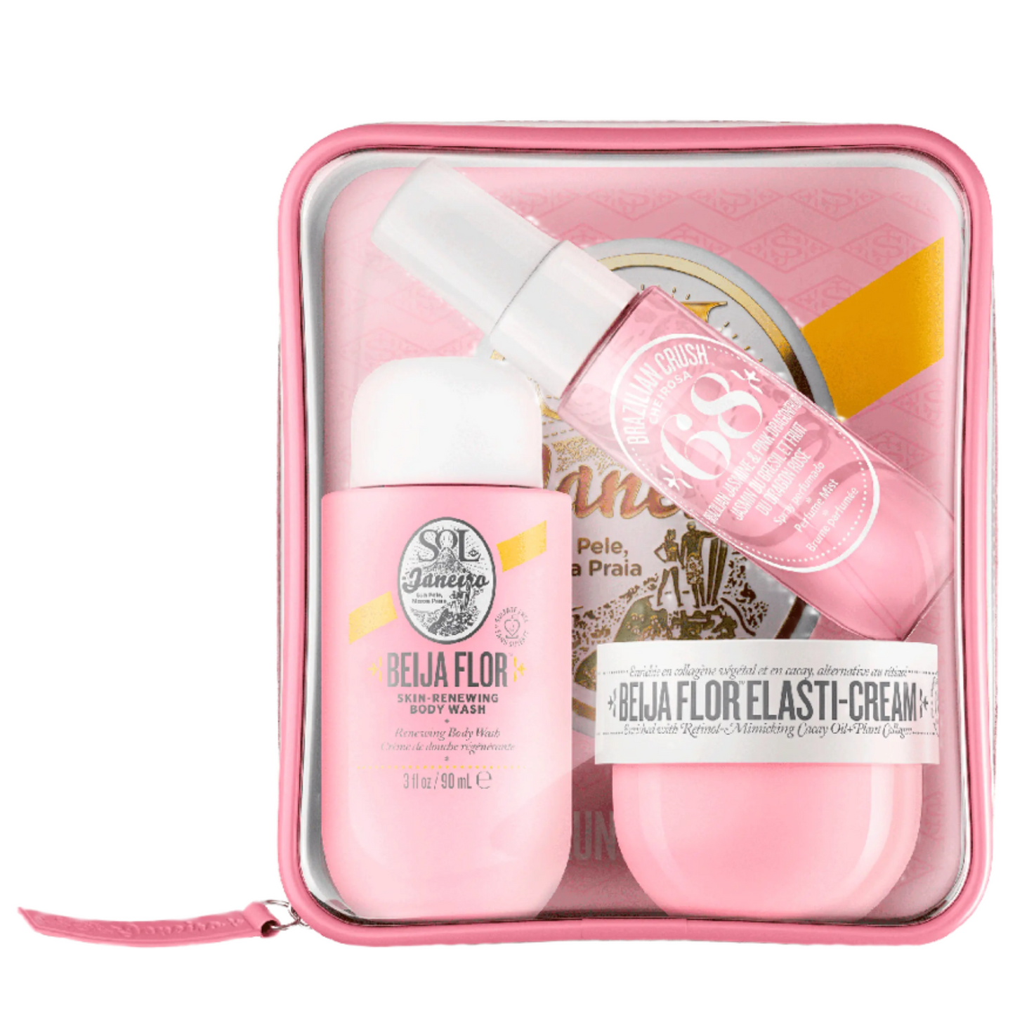 Beija Flor™ Jet Set | Travel Body Cream, Body Wash & Perfume Mist Sol de Janeiro