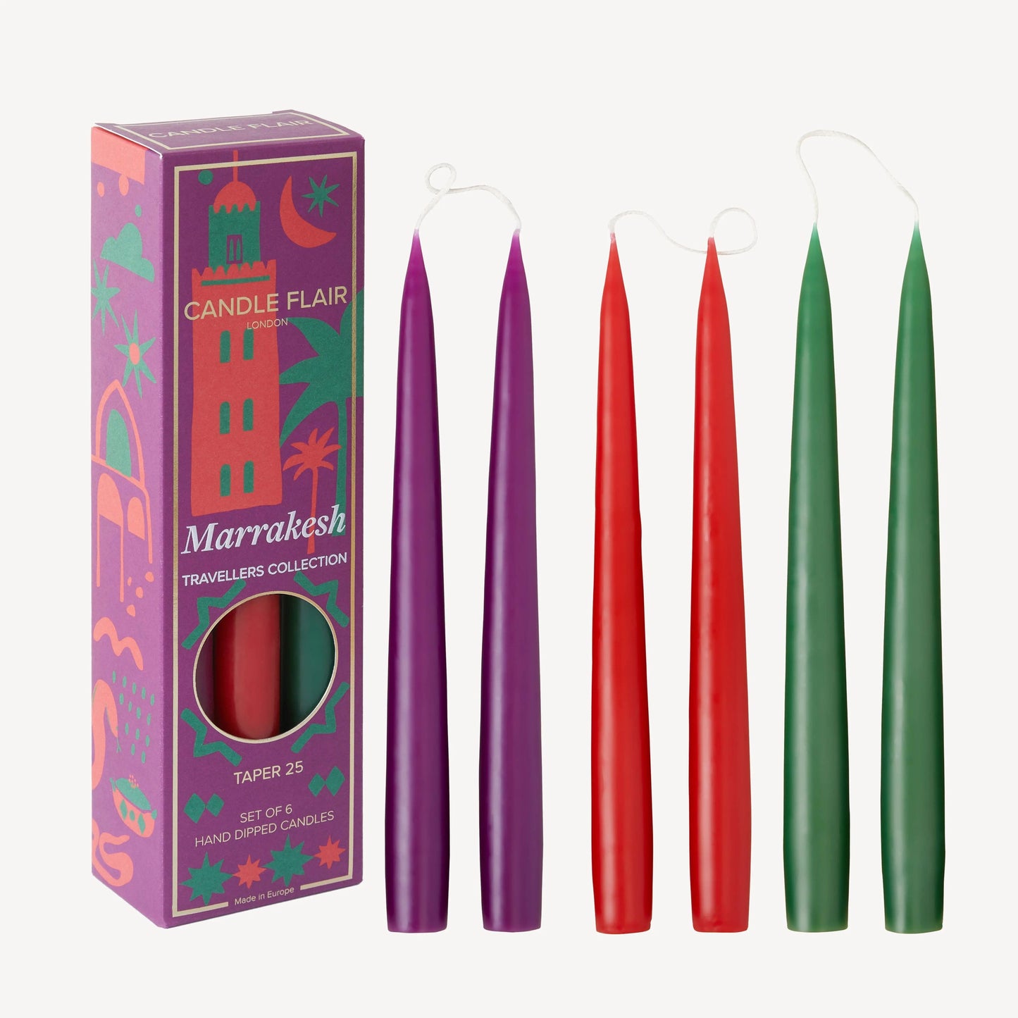 Candle Flair Travellers Collection Dinner Candles | Marrakesh