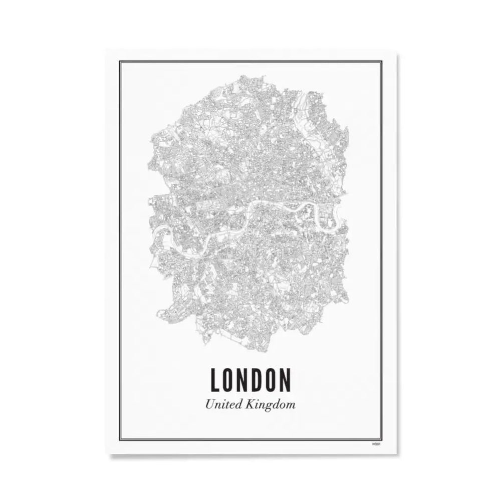 Wijck City Poster | London – A3 (Medium)
