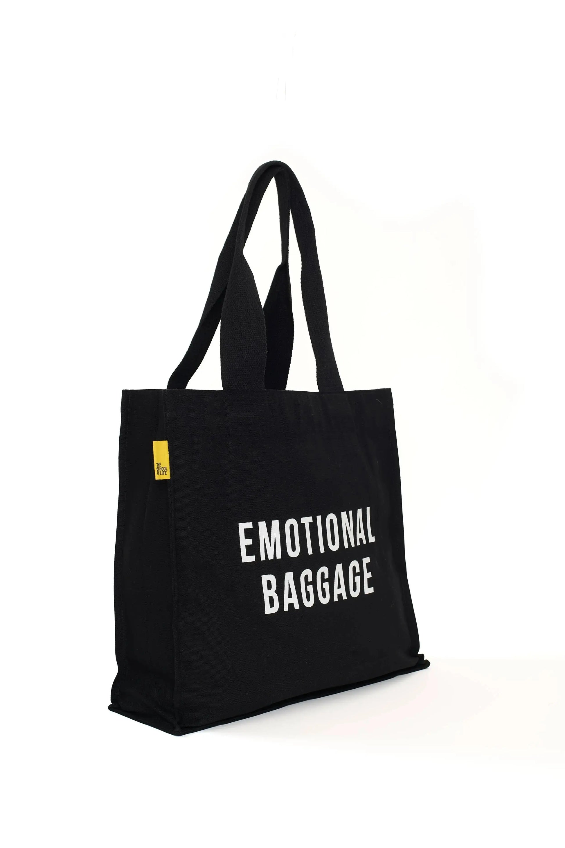 The School of Life Emotional Baggage Tote Bag | Black The School of Life