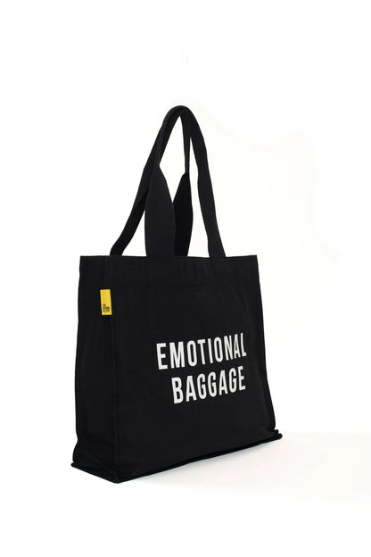 The School of Life Emotional Baggage Tote Bag | Black The School of Life