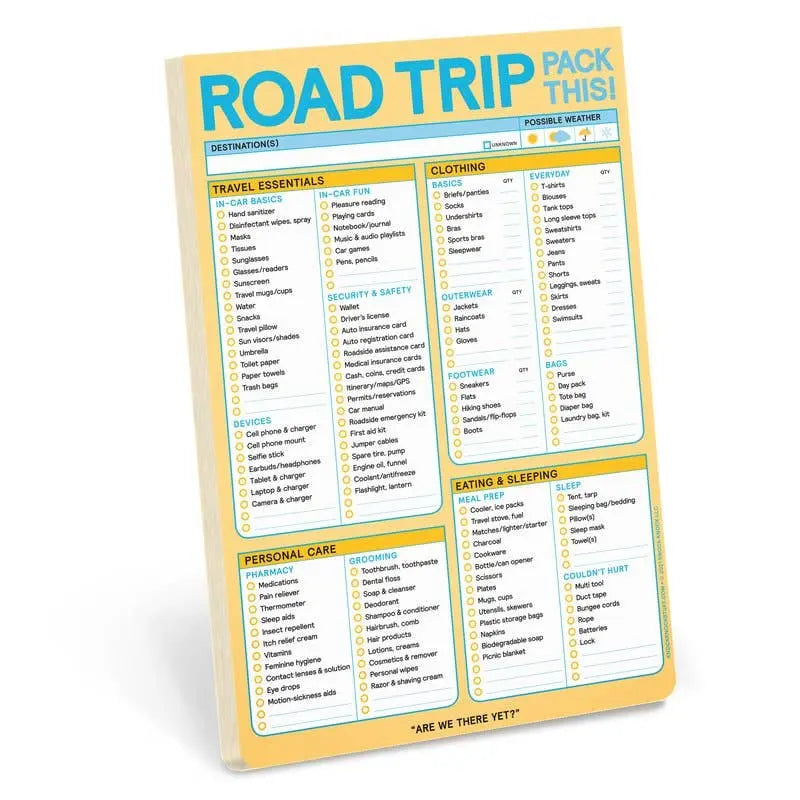 Knock Knock Road Trip Classic Pad