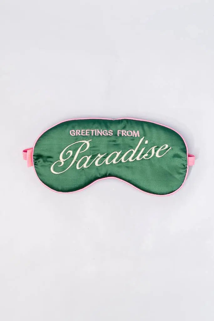 ban.do Getaway Eye Mask | Greetings from Paradise