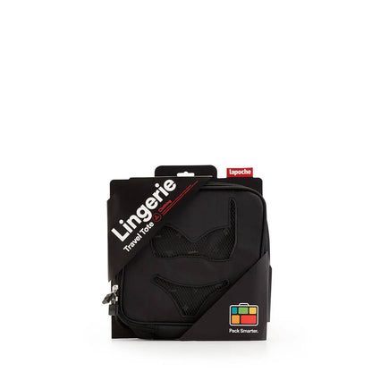 Lapoche Travel Lingerie Tote: Black Lapoche